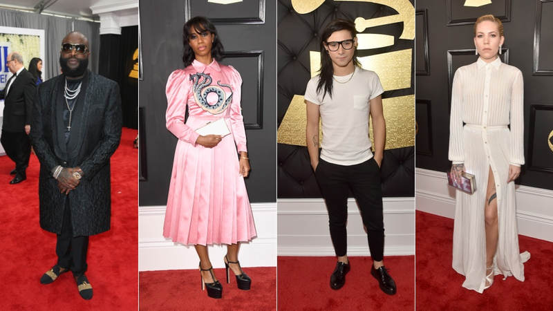 Illustration for article titled Every Wild and Wacky Look From the 59th Grammy Awards Red Carpet
